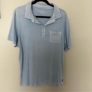Vineyard Vines Island Polo Mens Size large Blue Pima Cotton Casual Golf Comfort